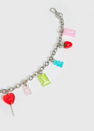 Сумка из денима с цепью для девочек