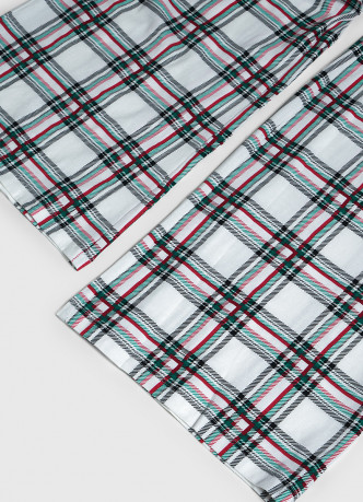 Пижамные брюки в клетку для девочек