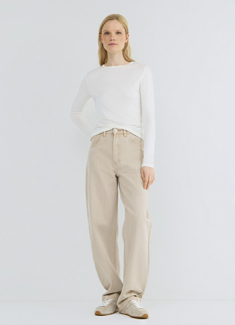 Джинсы Barrel с высокой посадкой