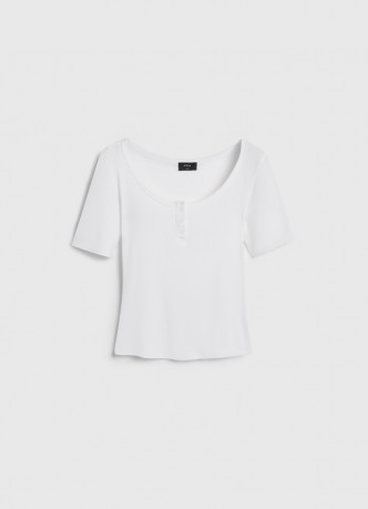 Футболка хенли из вискозы