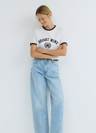 Джинсы Barrel с высокой посадкой