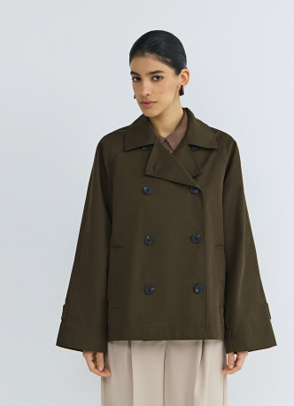 Укороченная куртка-тренч