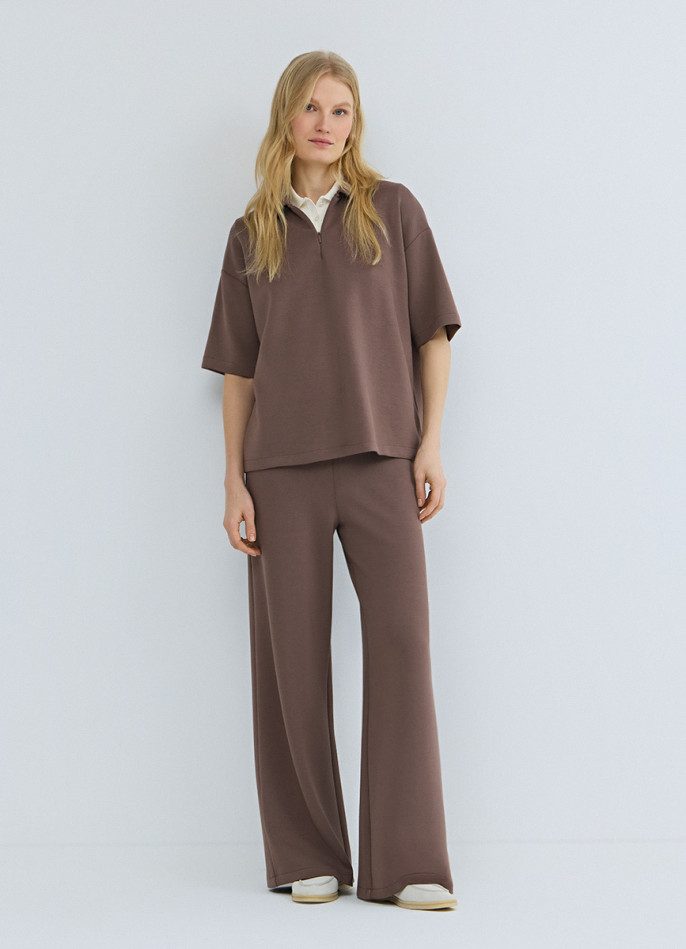 Брюки свободного кроя