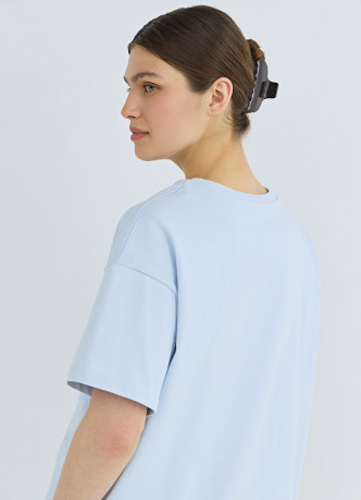 Футболка оверсайз из плотного хлопка