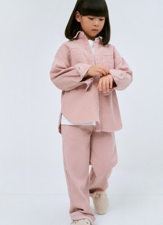 Вельветовая рубашка для девочек