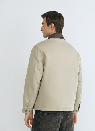 Утеплённая куртка из канваса