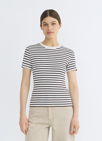 Футболка в рубчик