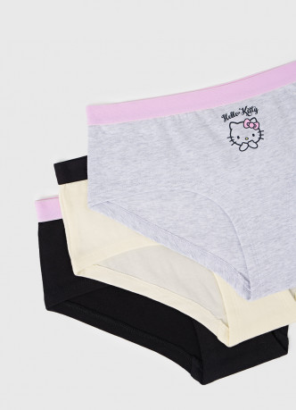 Трусы с принтом Hello Kitty для девочек, 3 шт.