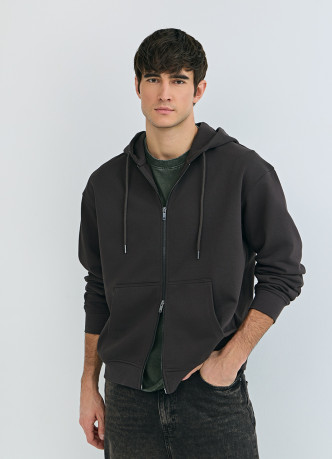 Толстовка на молнии с капюшоном