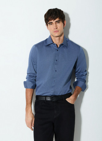 Рубашка из структурной ткани