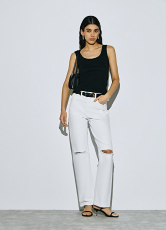 Базовая майка в рубчик