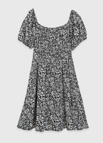 Платье для девочек, Черный O`Stin GR4692O02-99, размер 170 - фото 4