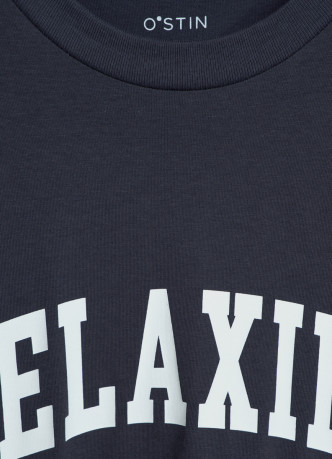 Футболка оверсайз с принтом