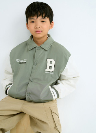 Утеплённый бомбер для мальчиков