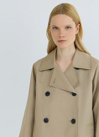 Укороченная куртка-тренч