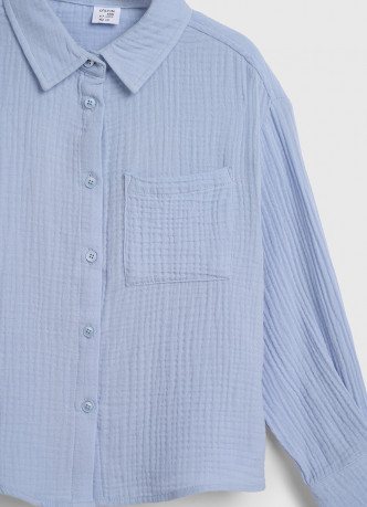 Рубашка из муслина для девочек