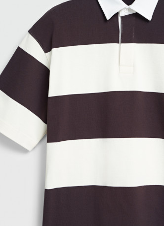 Поло в полоску из хлопка