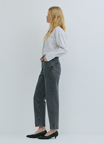 Джинсы Mom с высокой посадкой