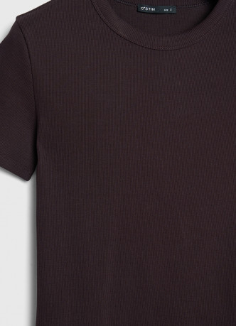 Футболка в рубчик