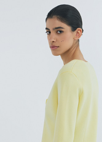 Кардиган с пуговицами в виде цветов