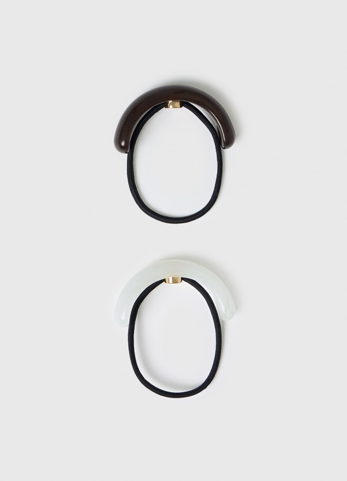 Резинки для волос с декоративной деталью, 2 шт.