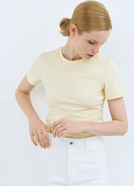 Базовая футболка из хлопка Желтый 799₽