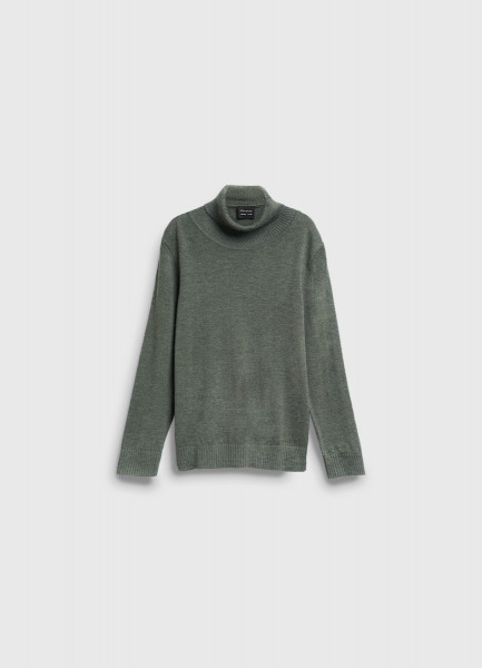 Свитер с воротником-стойкой для мальчика Зеленый 1599₽