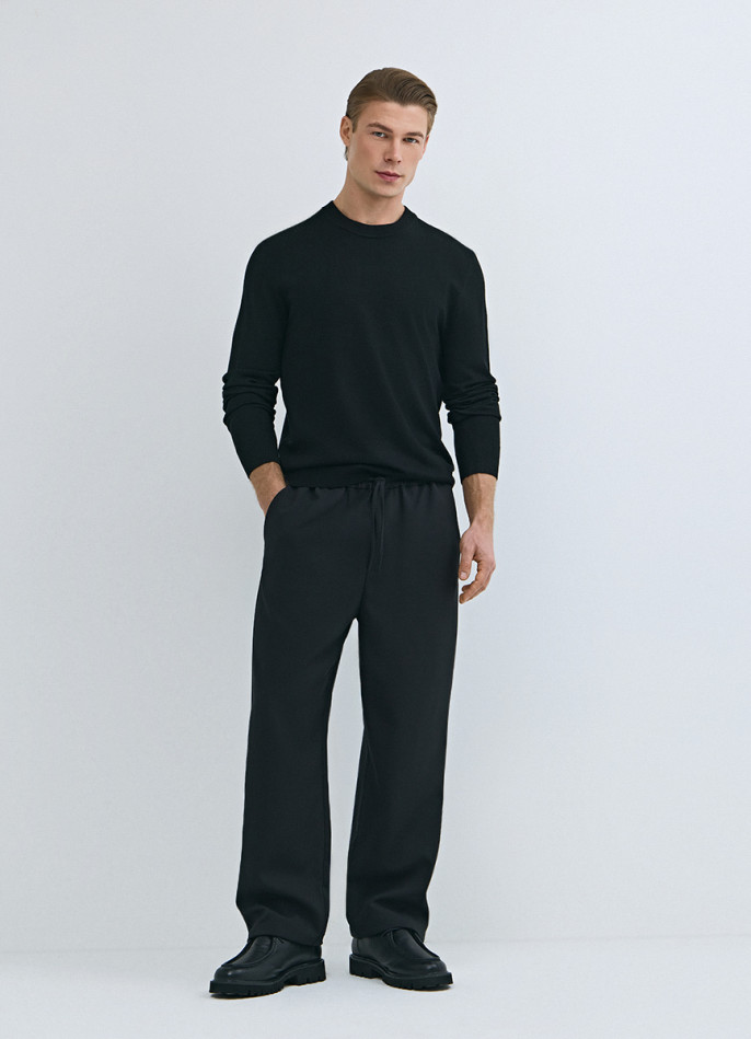 Широкие брюки на кулиске