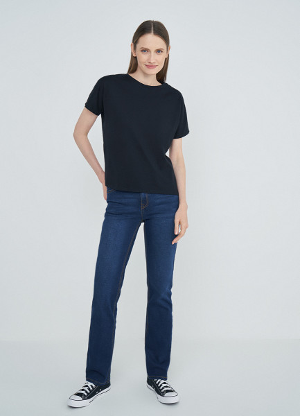 Базовые джинсы Straight Fit, Синий джинсы tailored базовые 42 размер