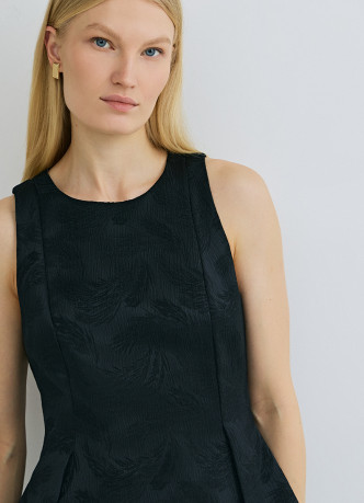 Топ-корсет из жаккарда