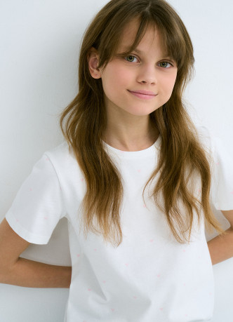 Футболка с принтом для девочек