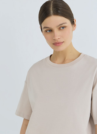 Футболка оверсайз из плотного хлопка