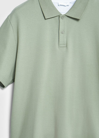 Поло с имитацией второго слоя