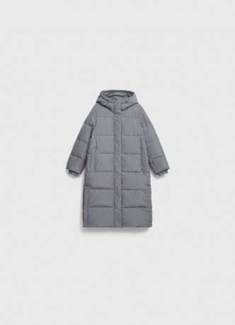 Длинный пуховик для девочек