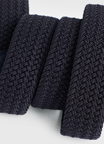 Плетёный ремень с пряжкой