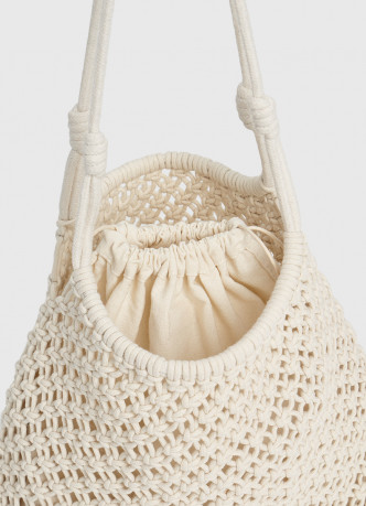 Сумка плетеная макраме