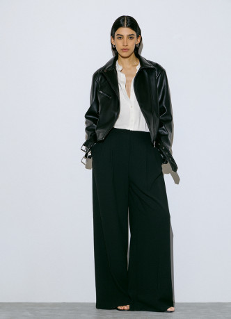 Куртка из искусственной кожи