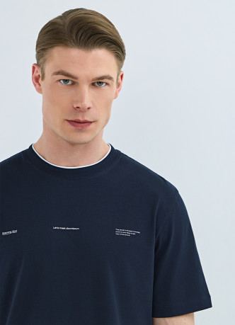 Футболка с имитацией второго слоя