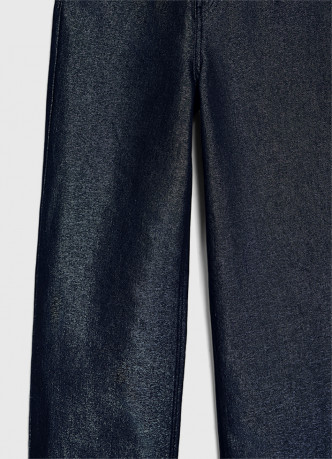 Джинсы Straight с люрексом для девочек