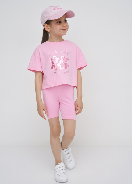 Лосины для девочек, Розовый O`Stin GL66A1O02-X3, размер 98 - фото 3