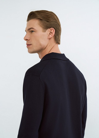 Поло с длинным рукавом