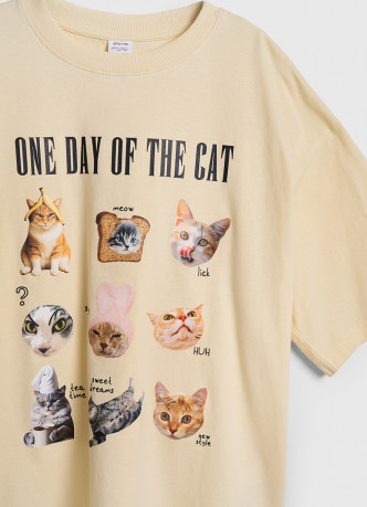 Футболка с принтом для девочек