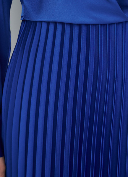 Плиссированная юбка миди, Голубой O`Stin LD4653O02-63 - фото 5