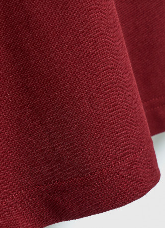 Поло из двуцветного пике