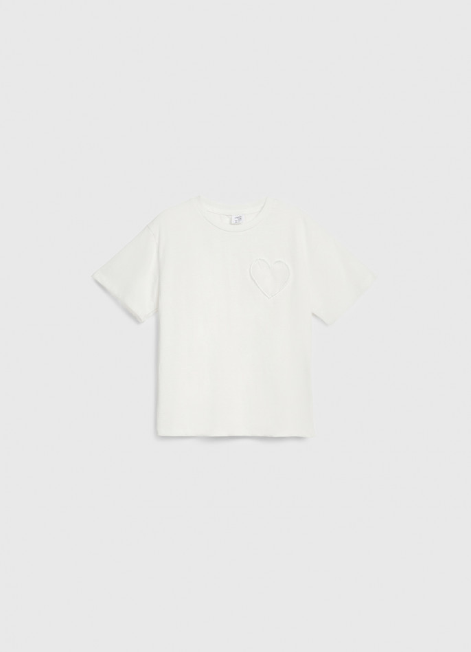 Футболка с аппликацией для девочек