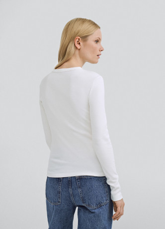 Лонгслив в рубчик