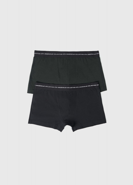 

Трусы-транки с низкой посадкой, 2 шт., Зеленый