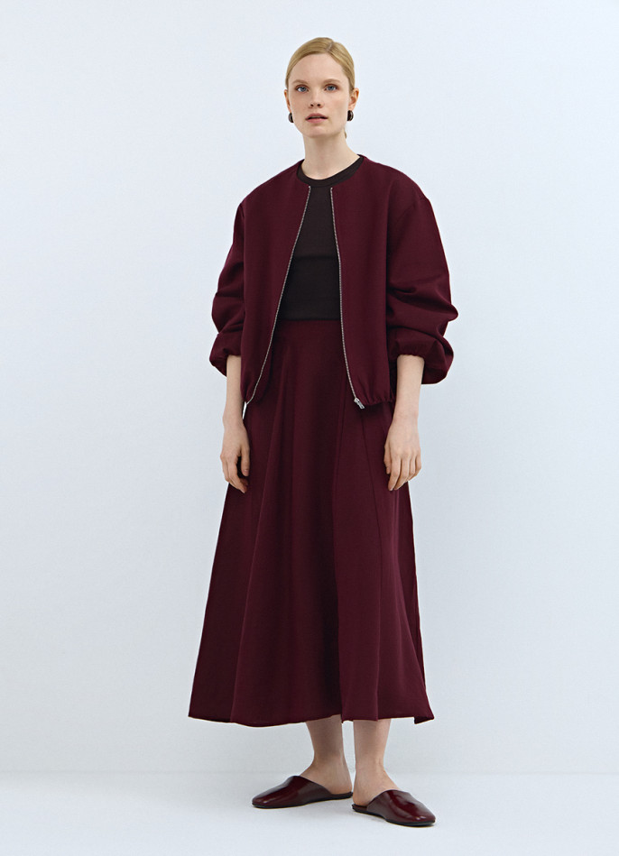 Юбка миди А-силуэта