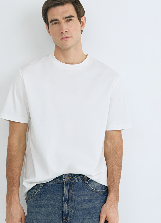Футболка из мерсеризованного хлопка