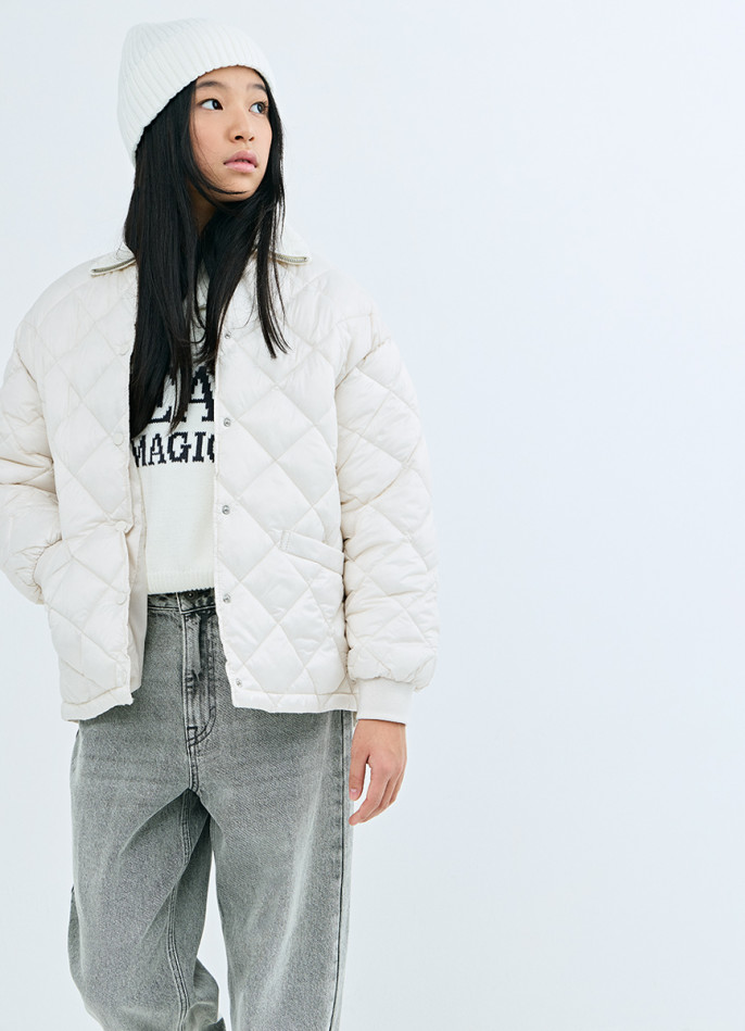 Утеплённая куртка для девочек